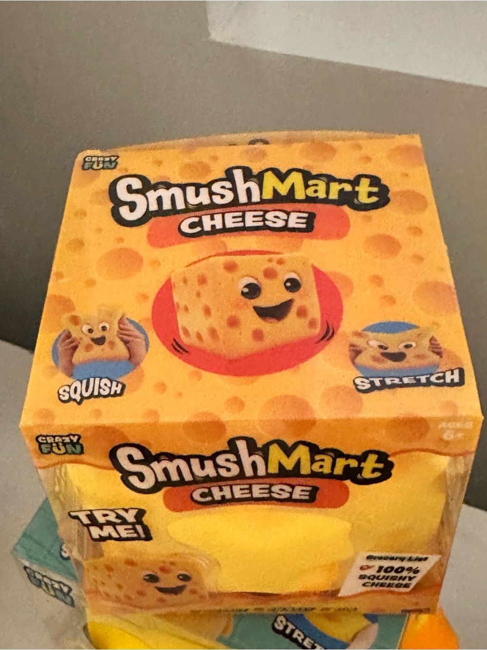 Cheese Squishy Toy - Yellow by